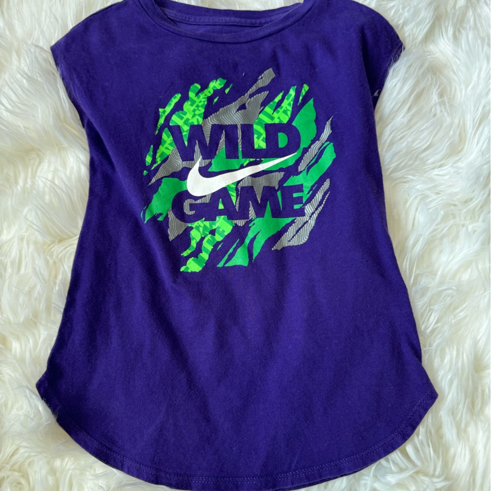 Nike Purple Athletic Cut Tee
